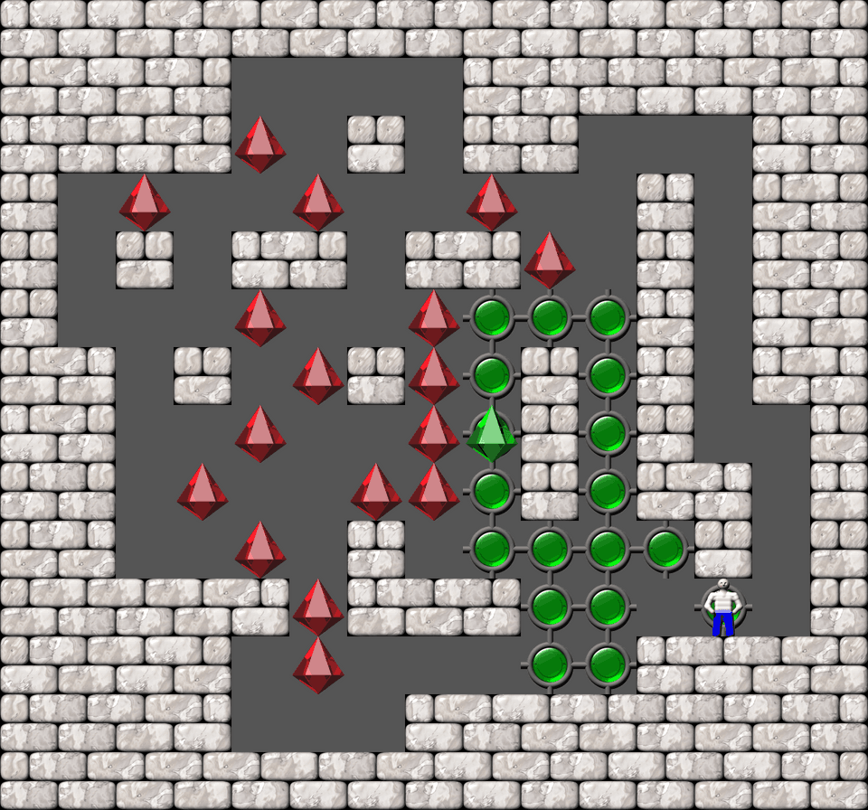 Сокобан More Bugs collections уровень 200